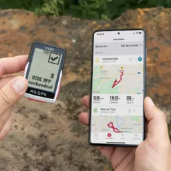 R5 GPS Fahrradcomputer mit Over Clamp Butler