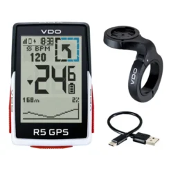 R5 GPS Fahrradcomputer mit Over Clamp Butler
