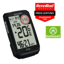 ROX 4.0 Endurance kabelloser Fahrrad-Computer mit OverClamp Butler