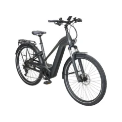 Savino EVO 10 Lite E-Bike Trekkingrad Trapez 28" silber