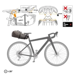Seat-Pack QR 13 L Satteltasche braun