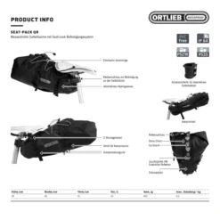 Seat-Pack QR 13 L Satteltasche braun