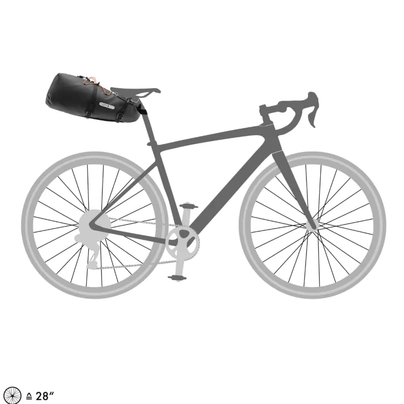 Seat-Pack QR 13 L Satteltasche schwarz