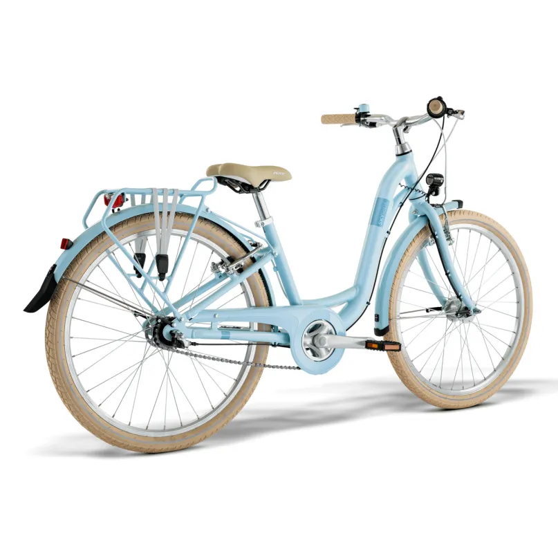 Skyride 24-3 Classic Jugendfahrrad Tiefeinsteiger 24" blau