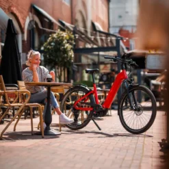 Solero EVO 10 E-Bike Trekkingrad Tiefeinsteiger 28" rot
