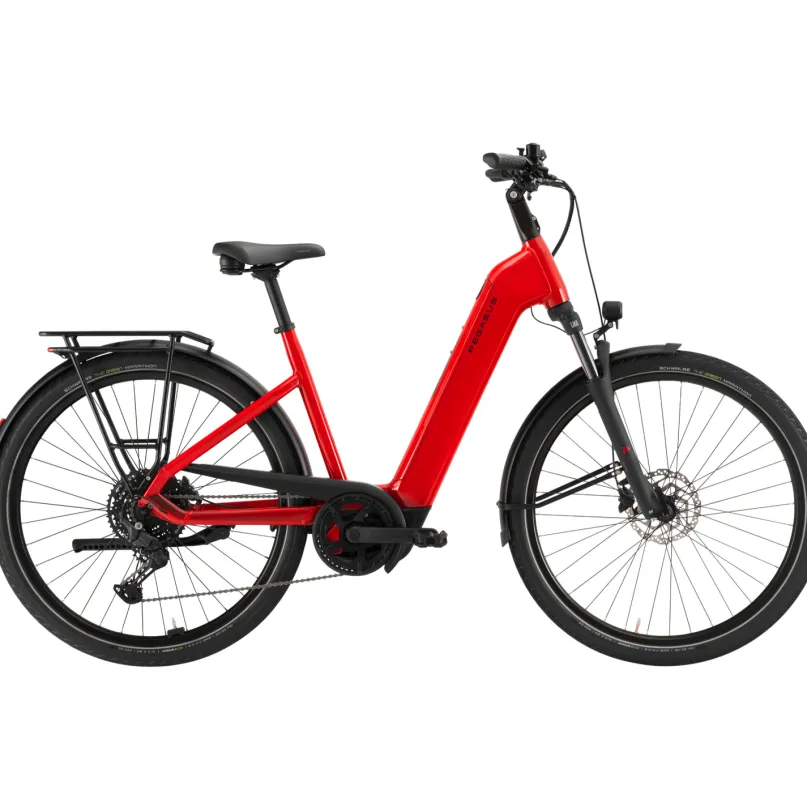 Solero EVO 10 E-Bike Trekkingrad Tiefeinsteiger 28" rot