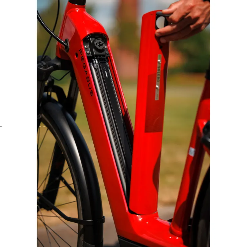 Solero EVO 10 E-Bike Trekkingrad Tiefeinsteiger 28" rot