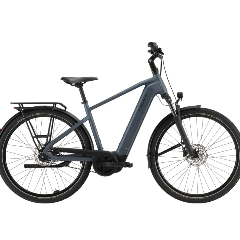 Solero EVO 7F Belt E-Bike City Bike Herren 28" blau