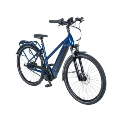Solero EVO 8 R Belt E-Bike City Bike Trapez 28" blau