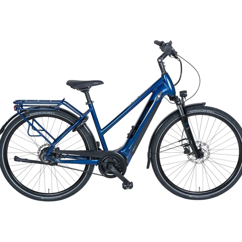 Solero EVO 8 R Belt E-Bike City Bike Trapez 28" blau