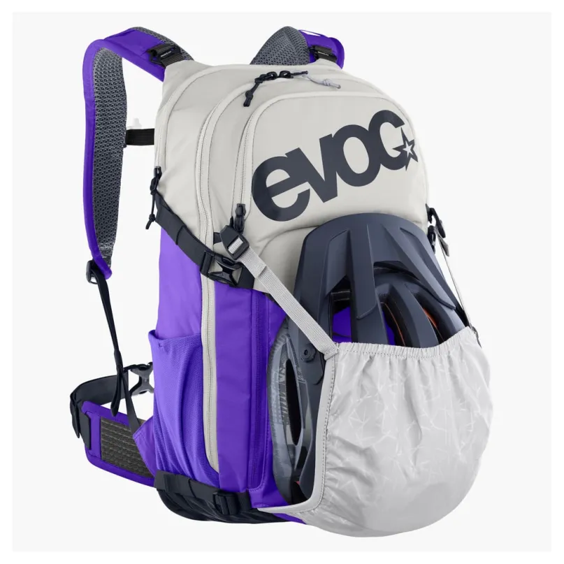 Stage 18 Fahrradrucksack grau-lila