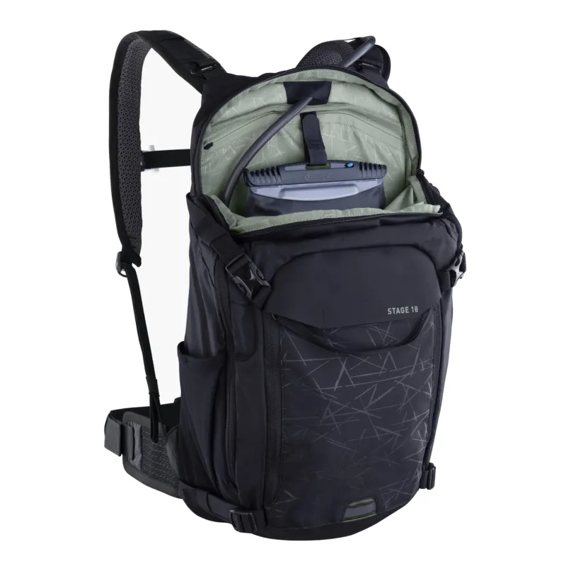 Stage 18 Fahrradrucksack schwarz