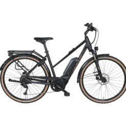 Street CX E-Bike Trekkingrad Trapez 28" schwarz