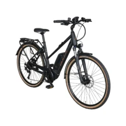 Street CX E-Bike Trekkingrad Trapez 28" schwarz