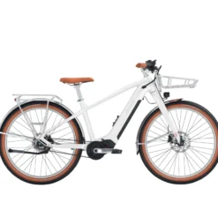 Sturmvogel EVO 5F 925 Belt E-Bike City Bike Herren 27.5" weiss