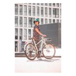 Sturmvogel EVO 5F 925 Belt E-Bike City Bike Herren 27.5" weiss
