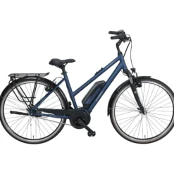 Syncron Plus 407 E-Bike City Bike Trapez 28" blau