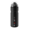 Syssa 750 ml Edelstahl Fahrrad Trinkflasche schwarz