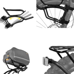 Tetrarack M1 Mountainbike-Gepäckträger Vorderrad
