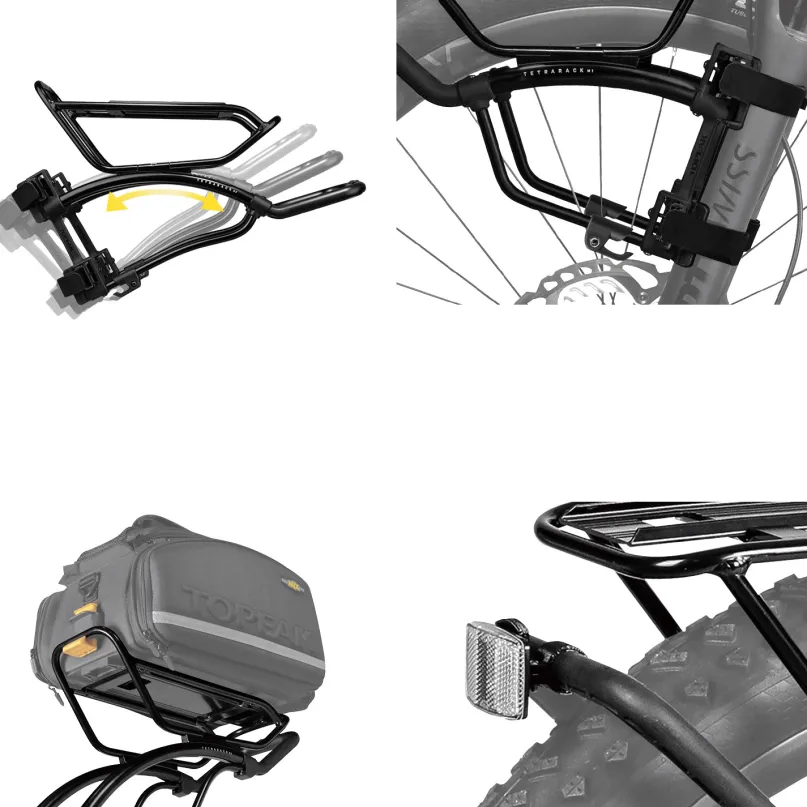 Tetrarack M1 Mountainbike-Gepäckträger Vorderrad