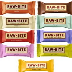 The Organic Fruit Nut Bite Energieriegel vegan Box (12 x 50 g)
