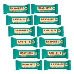 The Organic Fruit Nut Bite Protein Eiweißriegel vegan Box (12 x 45 g)
