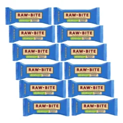 The Organic Fruit Nut Bite Protein Eiweißriegel vegan Box (12 x 45 g)