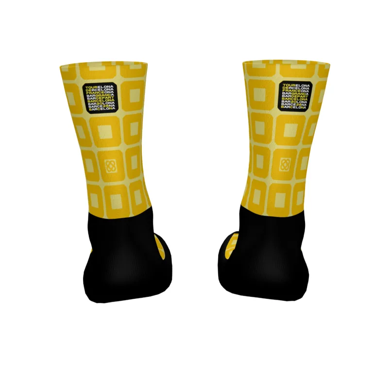 Tour de France Barcelone Fahrrad Socken