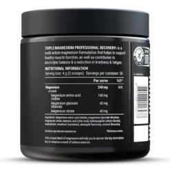 Triple Magnesium Pulver Dose (200 g) + Shaker (500 ml)