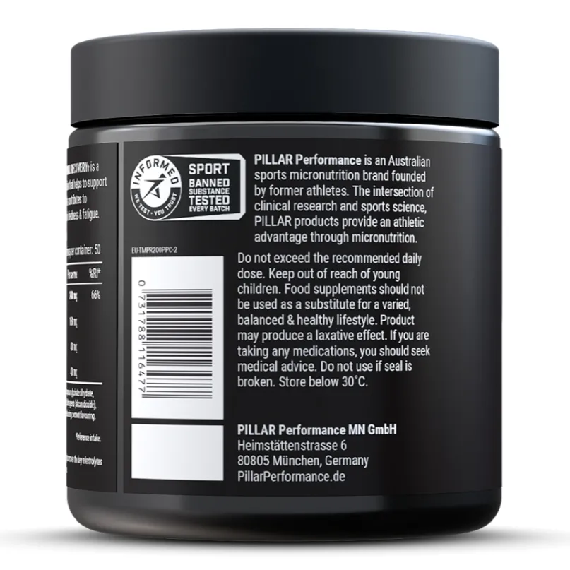 Triple Magnesium Pulver Dose (200 g) + Shaker (500 ml)