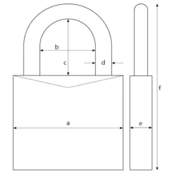 147TSA/30 B Kofferschloss