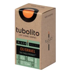 Tubo-CX/Gravel Black Valve Fahrrad-Schlauch (28