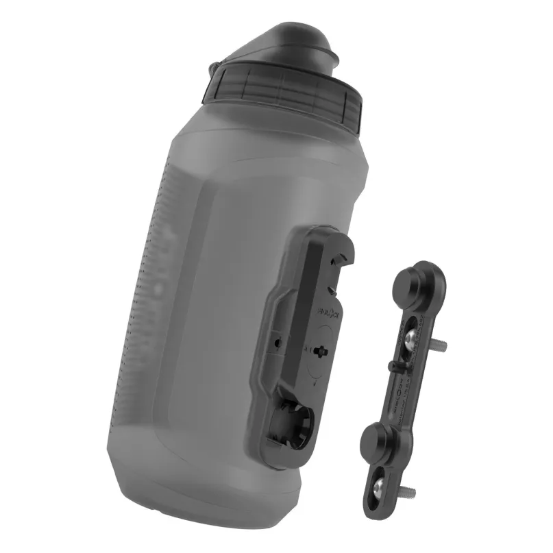 Twist Bottle Compact Fahrrad Trinkflasche (750 ml) + Bike Base
