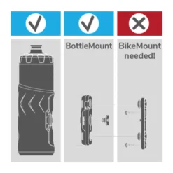 Twist 600 ml Fahrrad Trinkflasche (ohne Bike Base)