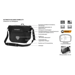 Ultimate High Vis Lenkertasche (6,5 l)