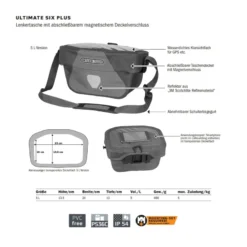 Ultimate Plus 5 l Lenkertasche grün