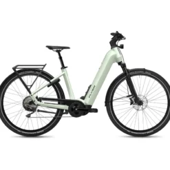 Upstreet 7.10 Comfort E-Bike Cityrad Tiefeinsteiger 29" grün
