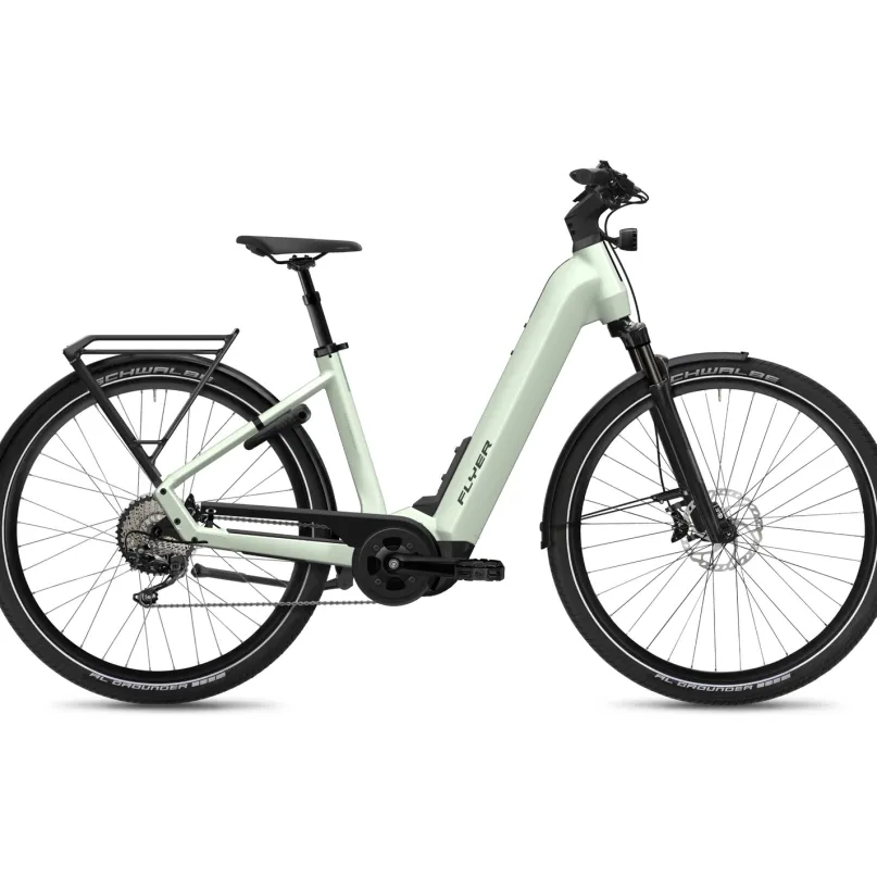 Upstreet 7.10 Comfort E-Bike Cityrad Tiefeinsteiger 29" grün