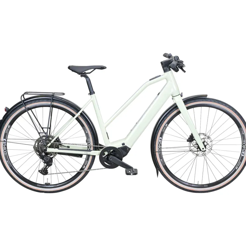 Upstreet SL 3.10 E-Bike City Bike Trapez 28" grün