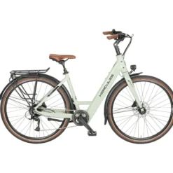 Urbanico I-8 E-Bike City Bike Tiefeinsteiger 28" gruen