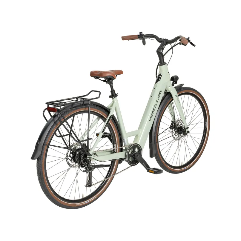 Urbanico I-8 E-Bike City Bike Tiefeinsteiger 28" gruen