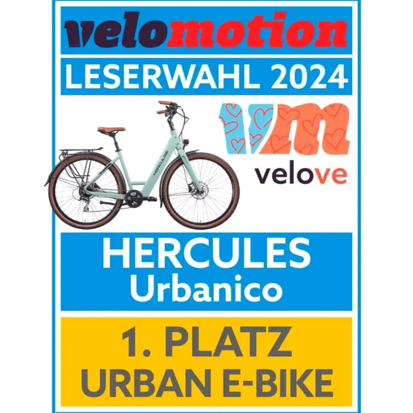 Urbanico I-8 E-Bike City Bike Tiefeinsteiger 28" gruen