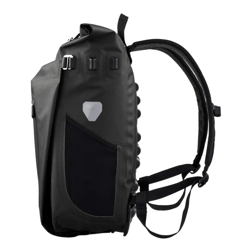 Vario Fahrrad-Packtasche/Rucksack schwarz