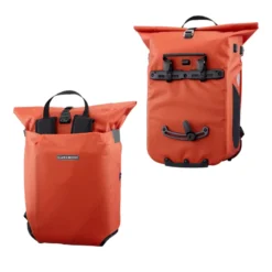 Vario Fahrrad-Packtasche/Rucksack rot