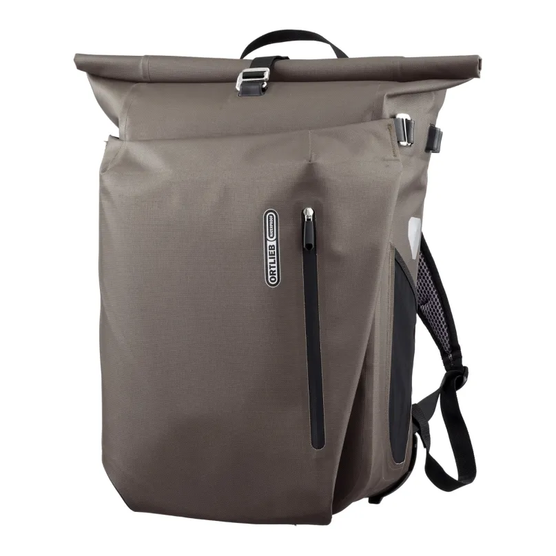Vario Fahrrad-Packtasche/Rucksack braun