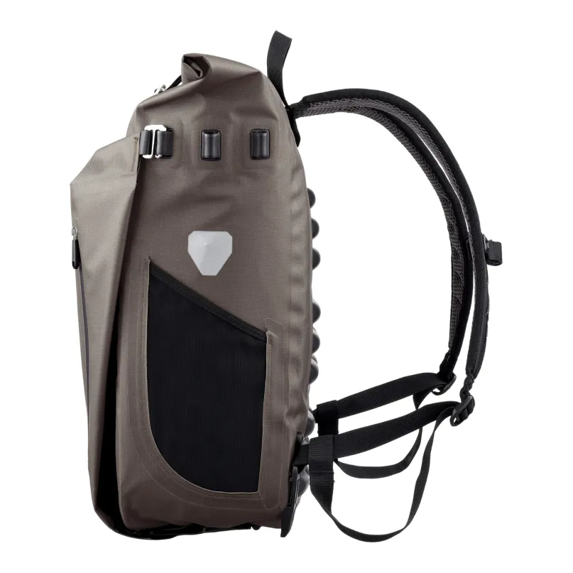 Vario Fahrrad-Packtasche/Rucksack braun