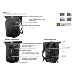 Vario QL2.1 20 l Fahrrad-Packtasche/Rucksack