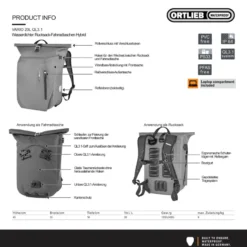Vario QL2.1 20 l Fahrradtasche & Rucksack rot