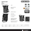 Velocity 23 L Fahrradrucksack schwarz