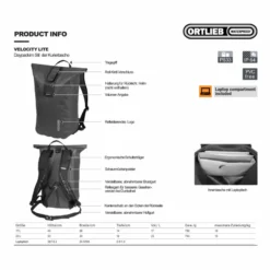 Velocity Lite Cyber Rucksack blau